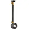Pompe à vélo Lezyne Shock Drive - Mini-pompe avec manomètre - Noir/Or