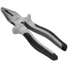 Gereedschap superb knijptang plat met comfort grip - ZWART