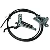 Accell Asia DHR Evo Frein VTT   Levier droit   Tuyau 1900 mm   Argent