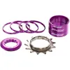 Kit Single Speed avec Pignon 13 Dents REVERSE COMPONENTS Couleur Violet