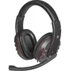 Defender Warhead G-160 Casque de jeu avec microphone Noir Câble 2,5 m