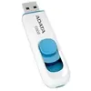 ADATA Clé USB 32Gb C008 Slider USB 2.0 Blanc / Bleu