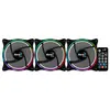 Aerocool Ventilateur Eclipse Argb +hub+remote Control 120 Mm 3 Unités