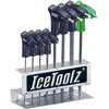 Jeu de clés hexagonales Icetoolz Twin Head "avec support de rangement"