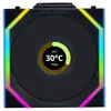 Lian Li Uni Fan SL 120 Reverse ARGB Wireless pack de 3 - Noir