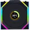 Lian Li Uni Fan SL Wireless LCD 120 Reverse Blade - Noir
