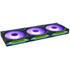 Lian-Li Lian Li Uni Fan SL-Infinity Wireless 120 Pack de 3 - Noir