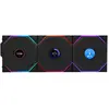 12TLLCD1W3B Ventilateur boîtier Lian-Li UNI FAN TL Ss fil LCD ARGB+Contrôleur-3x120mm-Noir