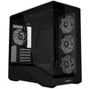Lian-Li VECTOR V100 MINI PC-Gehäuse, Micro-ATX, Tempered Glass - schwa...
