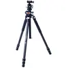 Vanguard Veo 3+ 263CB160S Trépied en fibre de carbone, rotule à bille et colonne centrale multi-angles