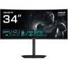 Gigabyte GS34WQCA (3440 x 1440 pixels, 34"), Moniteur, Noir