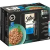 Multipack Sheba 12 x 85 g pour chat - Sélection en sauce (saumon, poisson blanc, poisson de mer, cabillaud)