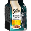 6x50g Fresh & Fine, dinde poulet volaille en gelée Sheba pâtée pour ch...