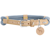 HUNTER collier Malia bleu tourterelle/nature Gr.45/S : 35-40cm de tour...