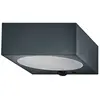 ENDURA STYLE SOLAR BRIGHT SENSOR Wall Down IP54 Dark Grey