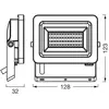 OSRAM HOMELIGHTING Floodlight EA 10W 840 Dark Grey 4099854429491 Buite...