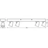 Osram, Plafonnier, DECOR SPOT NEPTUNE WHITE 4 Spot (1335 lm)