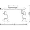 OSRAM Spot LED GU10 2 têtes