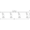 OSRAM Spot LED GU10 4 têtes
