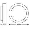 Plafonnier Osram ORBIS MADRID 290mm Bois Design Moderne E27