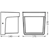 OSRAM ENDURA STYLE IHSAN WALL buitenlantaarn, 11W, 550lm, wandlamp, do...