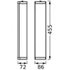 Osram, Plafonnier, Bathroom Wall Luminaire IP44 E14 455mm E14 Black (E...