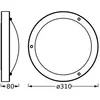 Osram, Applique + plafonnier, Bathroom Ceiling Luminaire IP44 E27 310m...