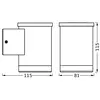 Osram, Éclairage d'extérieur, Endura Style Solar Wall Oxford Dark Gray...