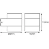 Osram, Éclairage d'extérieur, ENDURA STYLE UPDOWN PUCK 13W Gris foncé ...