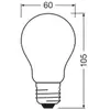 Osram Classic LED E27 Peer Filament Mat 3.8W 806lm Ultra Efficiency - ...