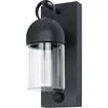 OSRAM Außenwandleuchte, Dark Grey, E27, IP65, Glas, Aluminium, PIR Bew...