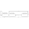 Applique LEDVANCE ORBIS Flame - Chrome - 11W - 700lm - 3000/4000K - In...
