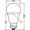 OSRAM LED Superstar Classic Ampoule LED en forme de piston avec trois ...
