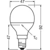 Lampe LED OSRAM Superstar Classic Mini Bougie - Blanc - E14 - Halogène...