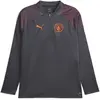 PUMA MCFC Training 1/4 Zip Top Heren Sporttrui - Grijs - Maat S