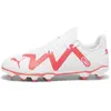 PUMA FUTURE PLAY FG/AG Jr Kinder Sportschoenen - Wit/Roze - Maat 28
