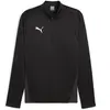 Puma teamgoal training 1/4 zip in de kleur zwart.