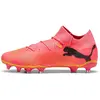 PUMA Chaussures de football Future 7 Match Fg/Ag WN pour femme, Orange et noir., 41 EU