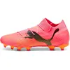 PUMA Chaussures de football Future 7 Pro Fg/Ag pour homme, Orange et noir., 42 EU