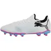 Puma Chaussures Football Lamelles Puma Future 7 Play Fg/Ag Jr Blanc - 33