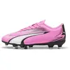 PUMA ULTRA PLAY FG/AG Jr FALSE Sportschoenen - Poison Pink-PUMA White-PUMA Black - Maat 38