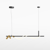 Maytoni - Hanglamp Tau Zwart 140 cm