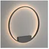 Maytoni Rim Applique murale LED intégrée moderne noire, 80cm, 3000K