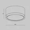 Maytoni Plafondlamp Opbouwlamp Eetkamerlamp aluminium zwart goud D 8,5 cm