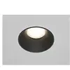 MAYTONI Plafonnier encastré lampe encastrable salle à manger blanc noir d 10,2 cm