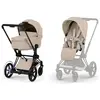 Cybex Duo e-PRIAM 2026 Poussette électrique tout-terrain avec nacelle ...
