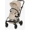 CYBEX - Poussette Eezy S Twist +2 Gold Almond Beige Châssis Taupe