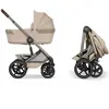 Cybex Poussette tout-terrain Talos S 2026 avec nacelle pliable Almond Beige