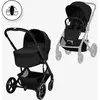 Cybex Poussette citadine Balios S 2026 avec nacelle pliable Moon Black