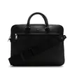 Sacoche ordinateur Boss Homme Little logo original Noir cuir